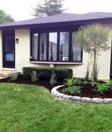 Black Trimmed House